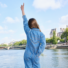 Combinaison denim col chemise ZADIG VOLTAIRE 
                    FILLE