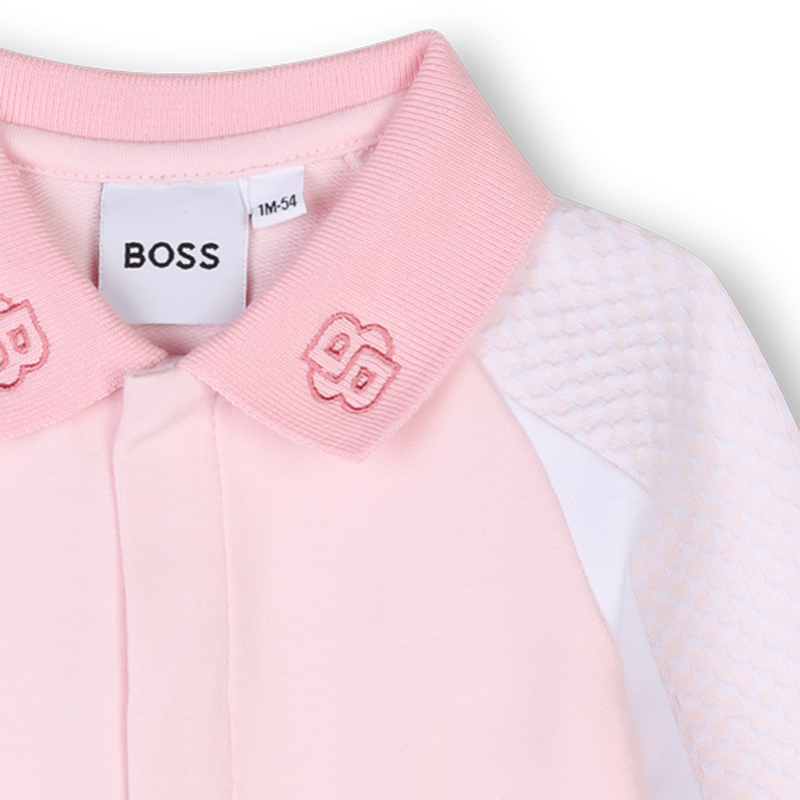 Pyjama col polo et découpes BOSS 
                    FILLE