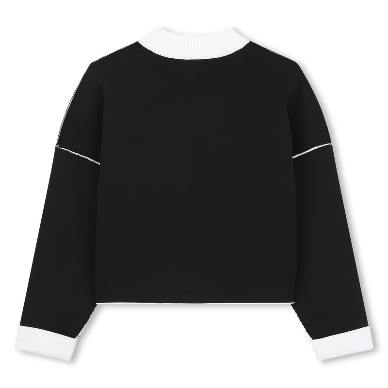 Pull réversible en tricot DKNY 
                    FILLE