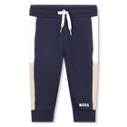 Pantalon de jogging molletonn&eacute;, BLEU CARGO, hi-res