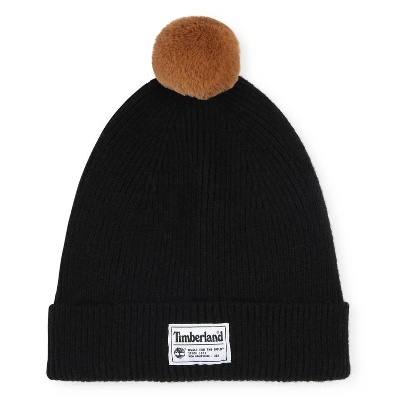 Bonnet à pompon en tricot TIMBERLAND 
                    GARCON