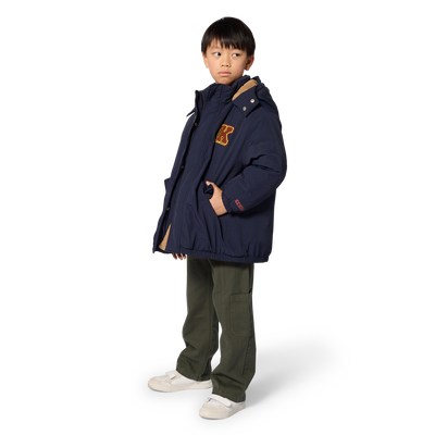 Parka &agrave; capuche KENZO KIDS GARCON