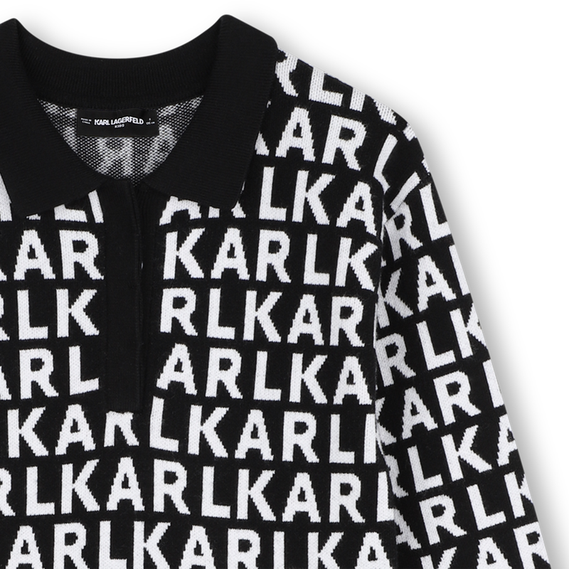 Robe polo KARL LAGERFELD KIDS 
                        FILLE