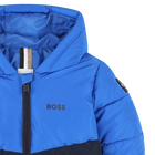 Doudoune bicolore &agrave; capuche BOSS 
                    GARCON