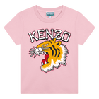 T-shirt &agrave; manches courtes KENZO KIDS 
                    FILLE