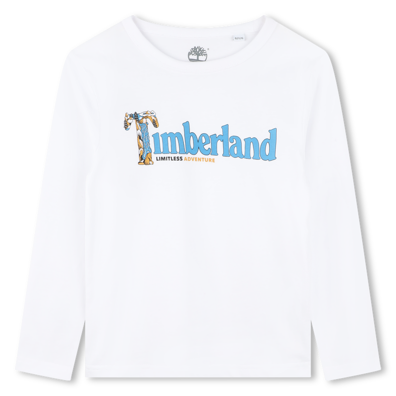 T-shirt avec sigle et message TIMBERLAND 
                    GARCON