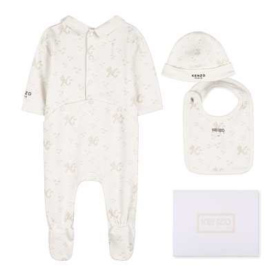 Ensemble pyjama, bonnet et bavoir KENZO KIDS UNISEXE