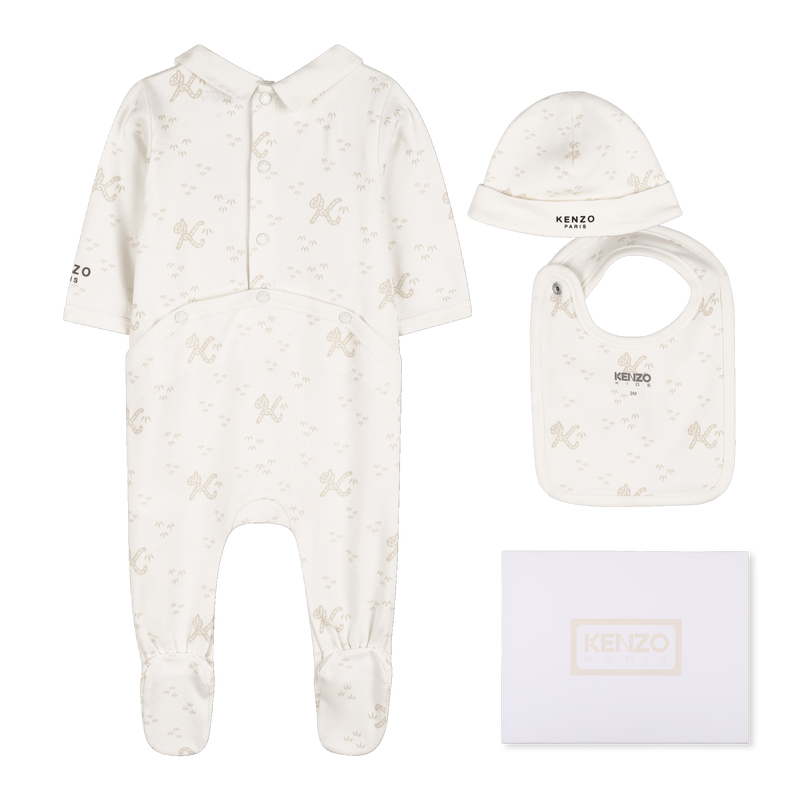 Ensemble pyjama, bonnet et bavoir KENZO KIDS 
                        UNISEXE