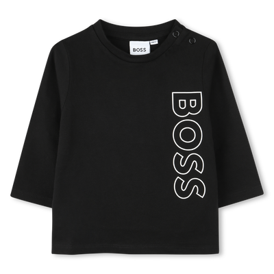 T-shirt sigle vertical BOSS GARCON