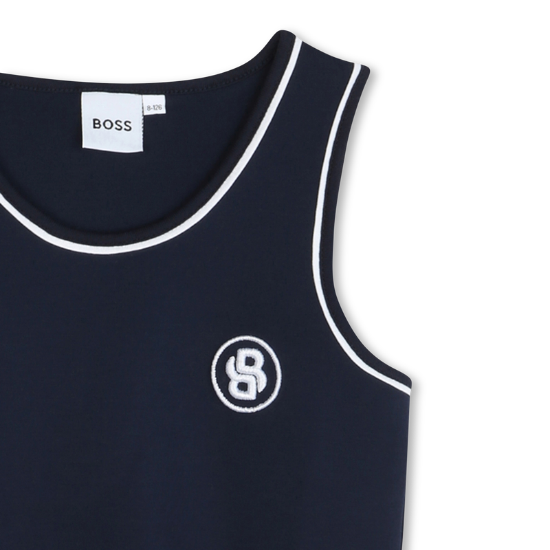 Robe d&eacute;bardeur sigl&eacute;e BOSS 
                        FILLE