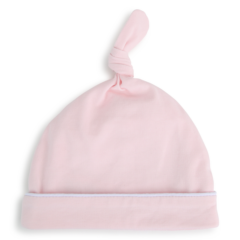 Bonnet de naissance à revers BOSS 
                    FILLE