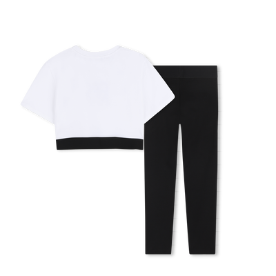 ENSEMBLE T-SHIRT ET LEGGING DKNY FILLE