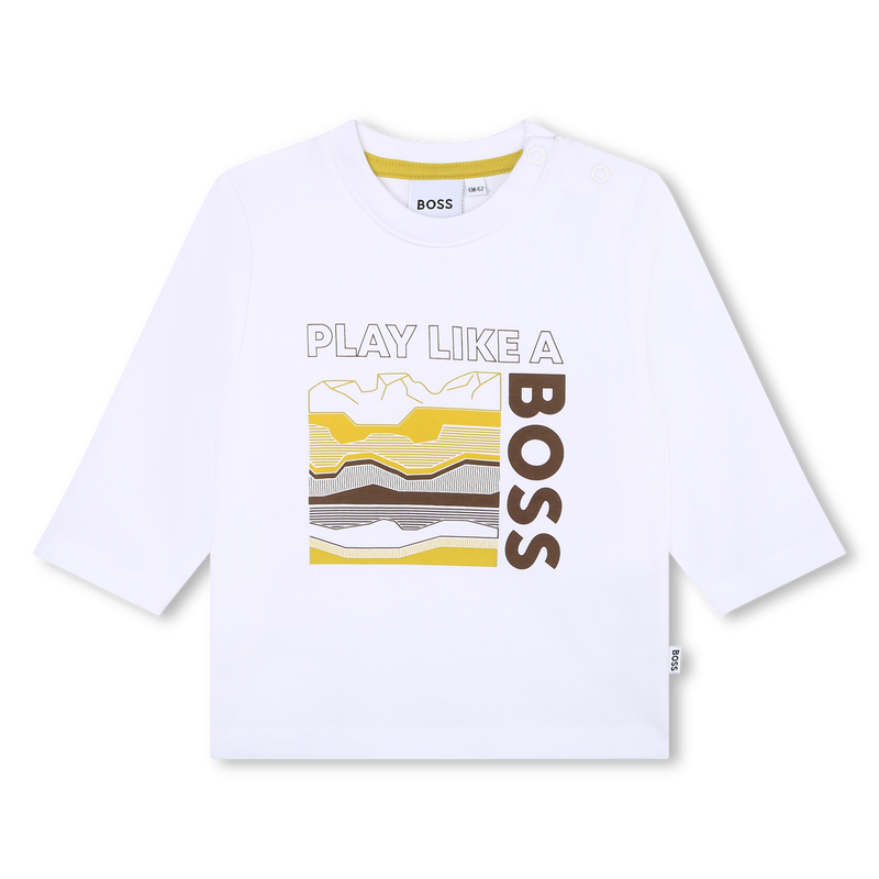 T-shirt montagnes BOSS 
                    GARCON