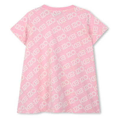 Robe imprimée en coton KENZO KIDS FILLE
