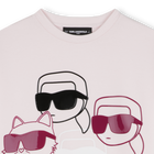 Robe &agrave; manches longues KARL LAGERFELD KIDS 
                    FILLE