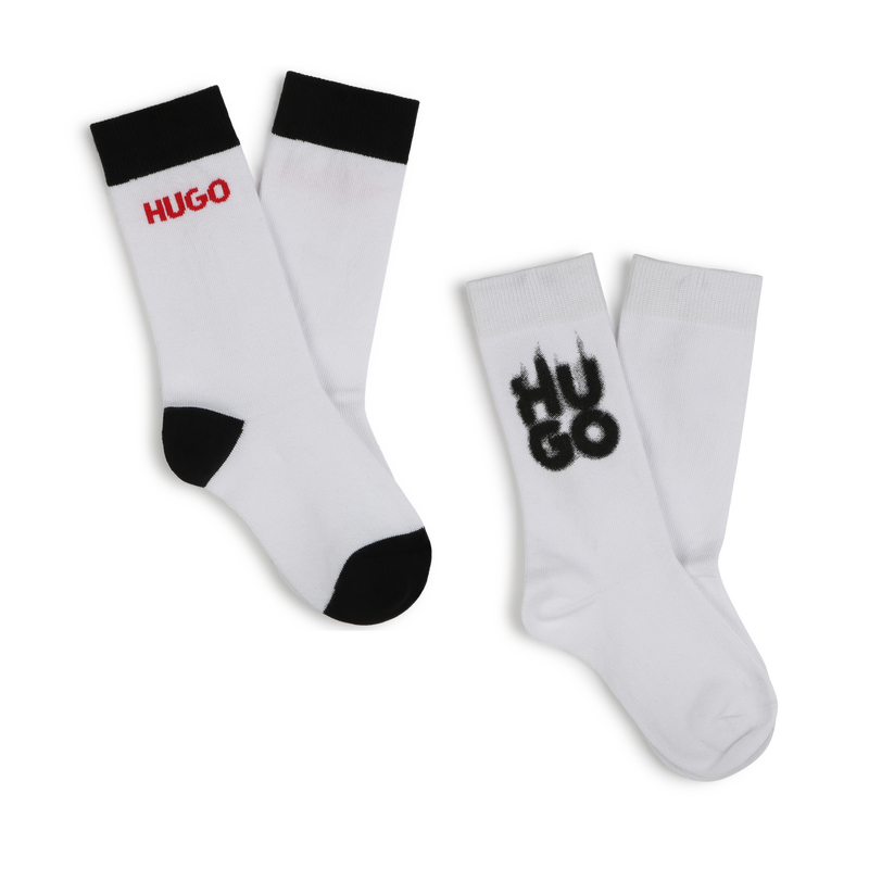 Lot de 2 paires de chaussettes Hugo 
                        UNISEXE