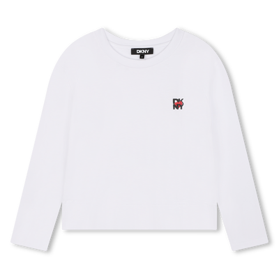 T-shirt &agrave; manches longues DKNY FILLE