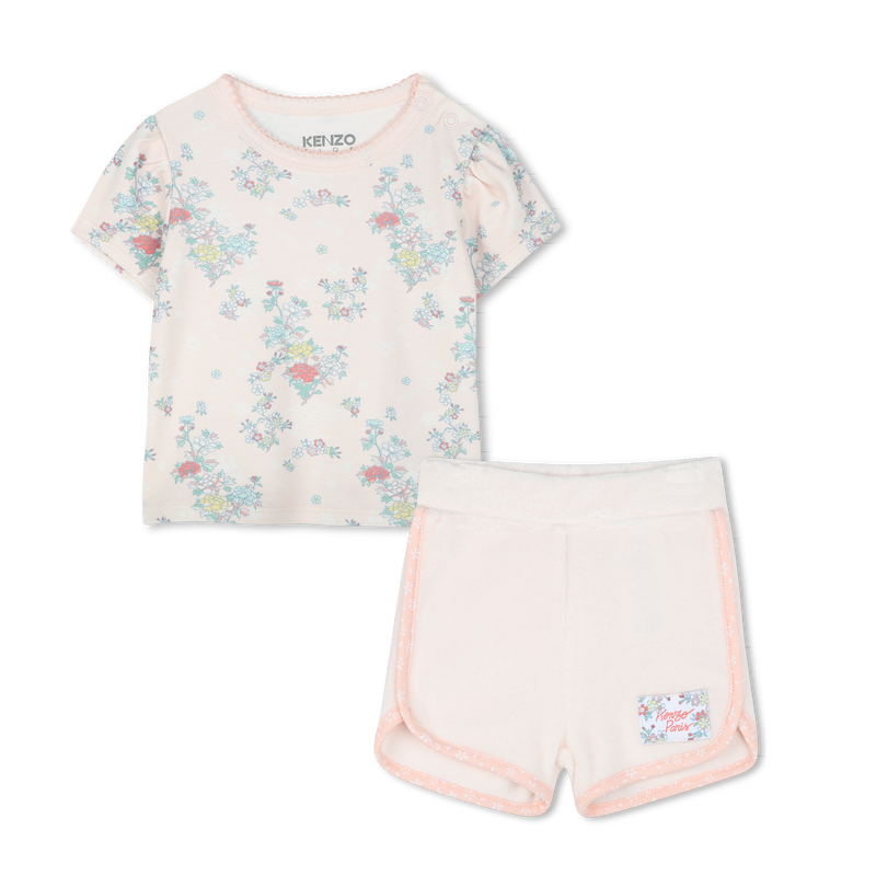 Ensemble short et T-shirt KENZO KIDS 
                    FILLE