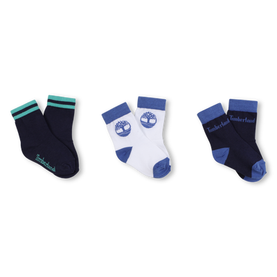 Chaussettes jacquard lot de 3 TIMBERLAND GARCON