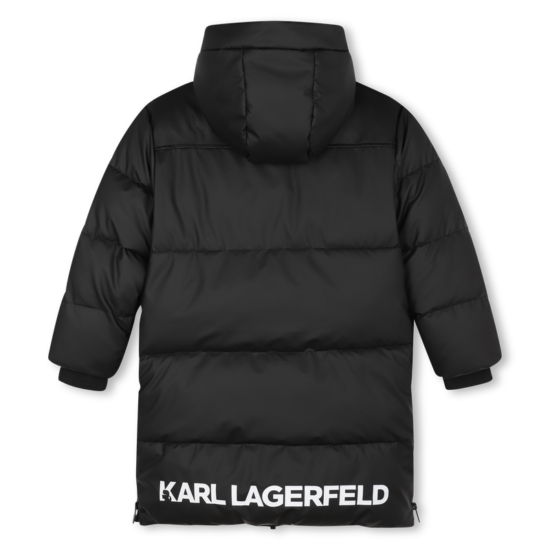 Doudoune longue bimatière KARL LAGERFELD KIDS 
                    GARCON