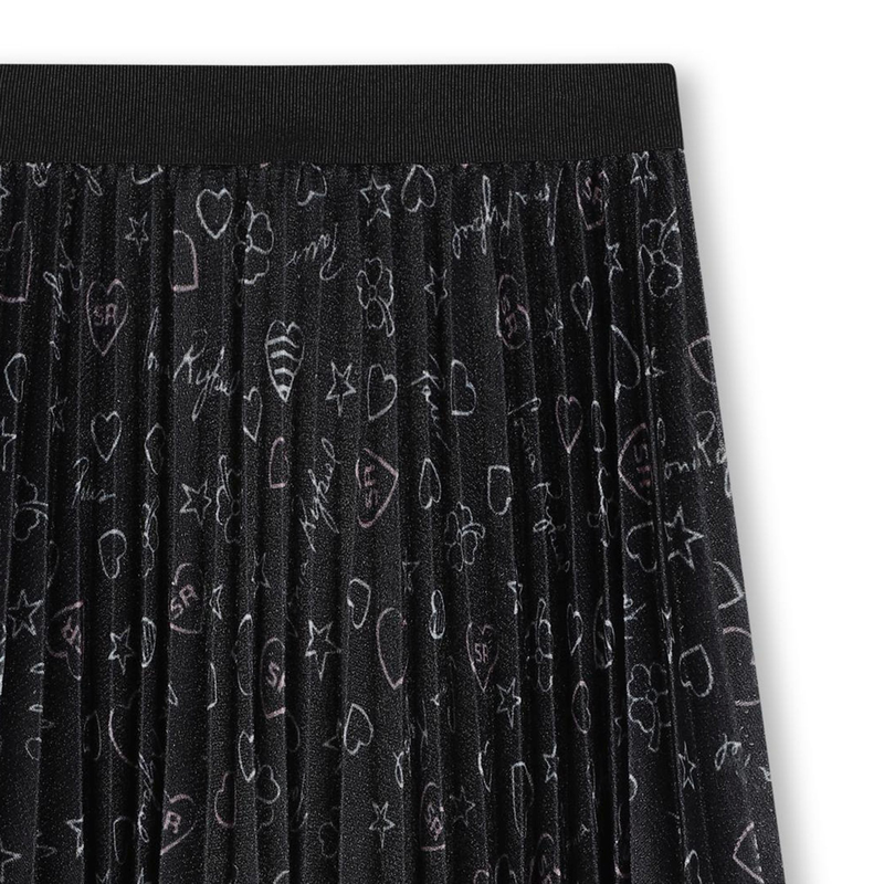 Jupe plissée imprimée SONIA RYKIEL 
                    FILLE