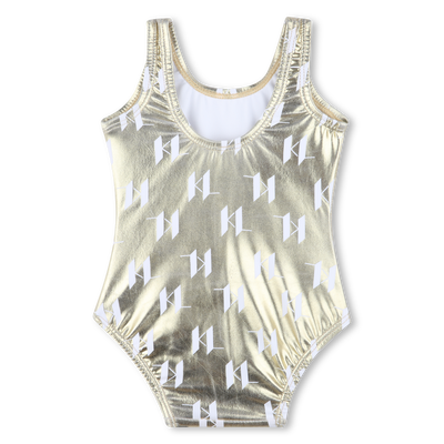 Maillot 1 pi&egrave;ce imprim&eacute; KARL LAGERFELD KIDS FILLE