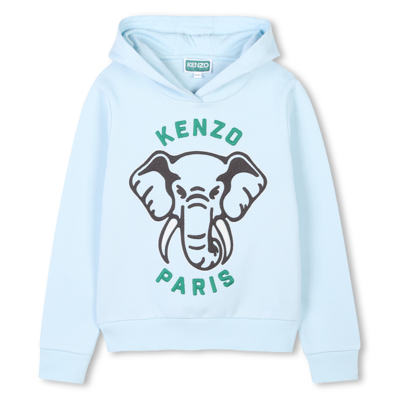 Sweat-shirt à capuche éléphant KENZO KIDS 
                    GARCON