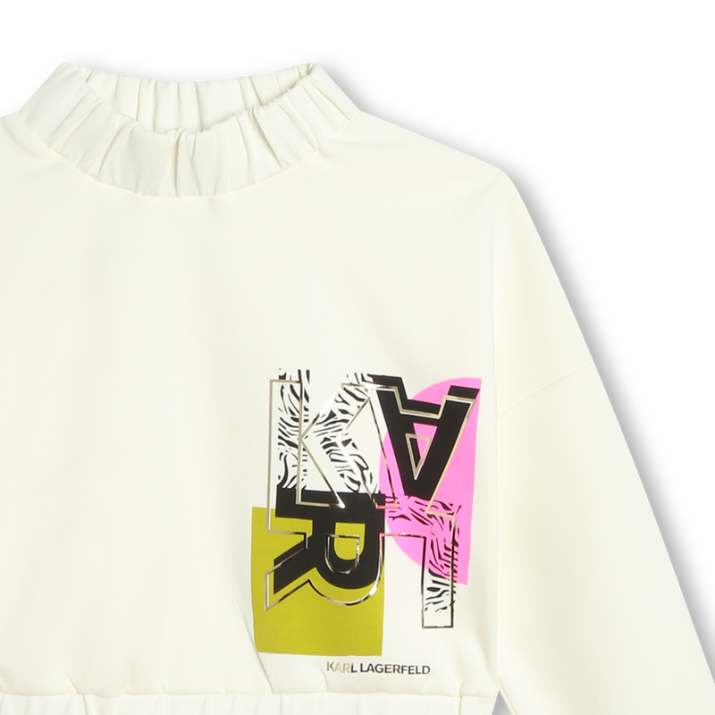 Sweat-shirt avec imprimé KARL LAGERFELD KIDS 
                    FILLE