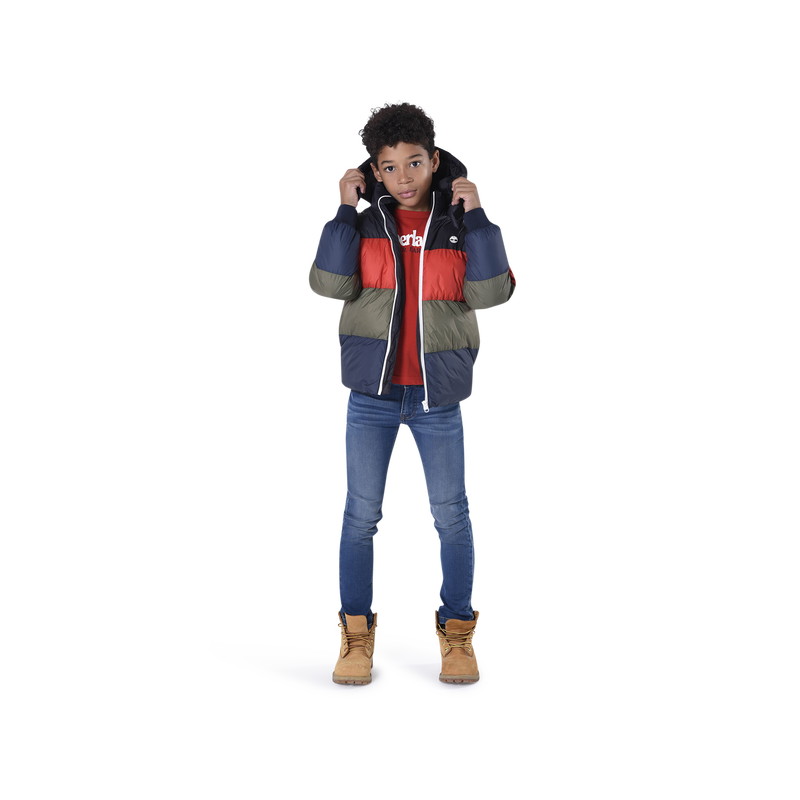 Doudoune déperlante à bandes TIMBERLAND 
                    GARCON