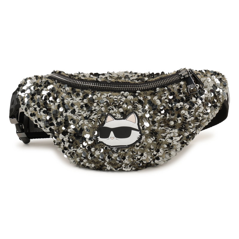 Sac banane ajustable orn&eacute; de &agrave; sequins KARL LAGERFELD KIDS 
                        FILLE