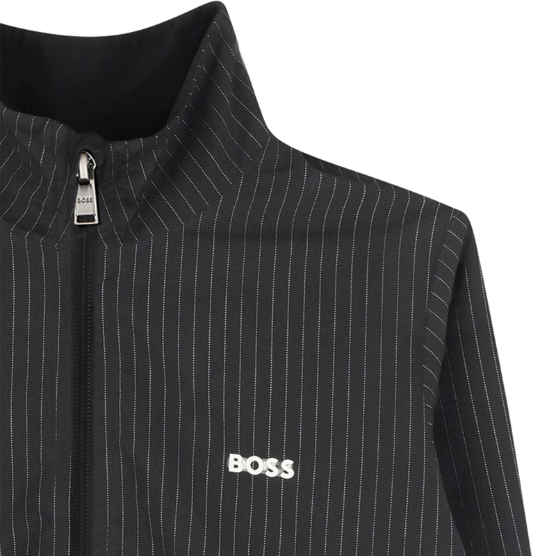 Sweat-shirt zippé col montant BOSS 
                    GARCON