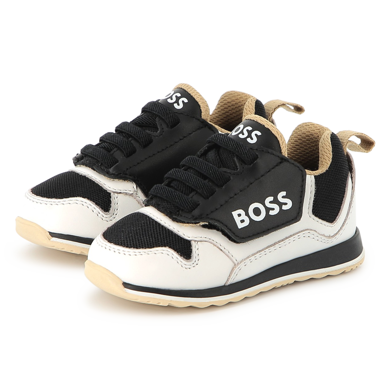 Baskets en cuir avec lacets BOSS 
                    GARCON