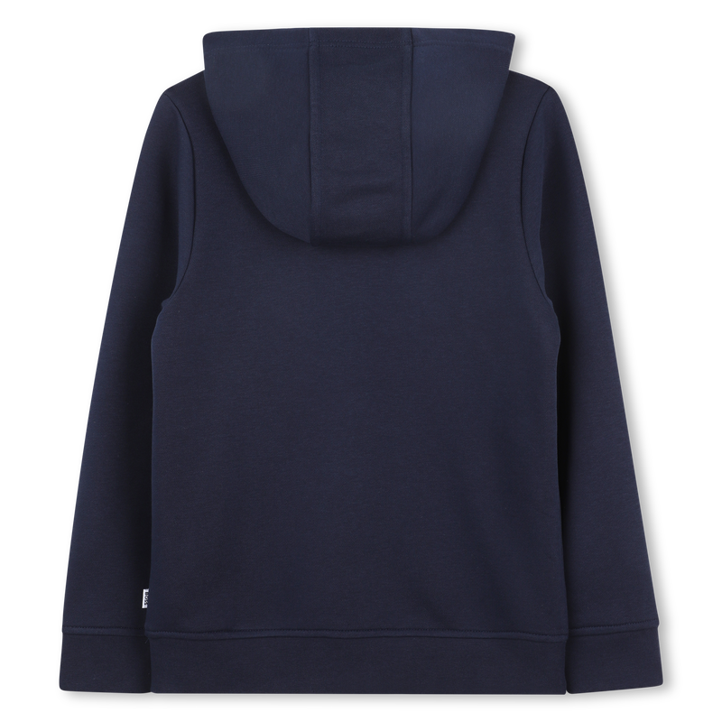 Sweat-shirt zipp&eacute; &agrave; capuche BOSS 
                        GARCON