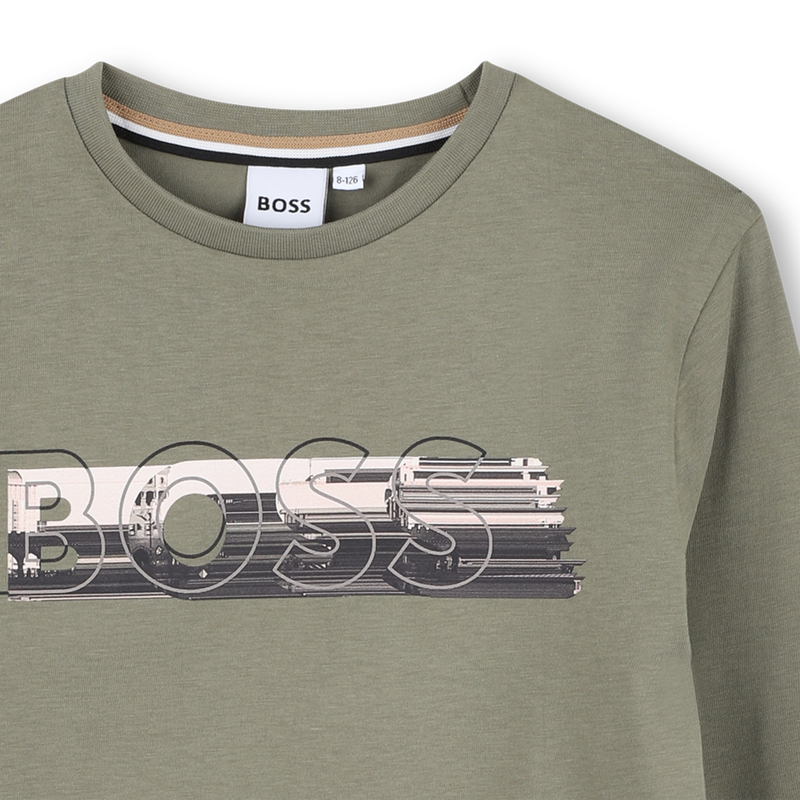 T-shirt &agrave; manches longues BOSS 
                        GARCON
