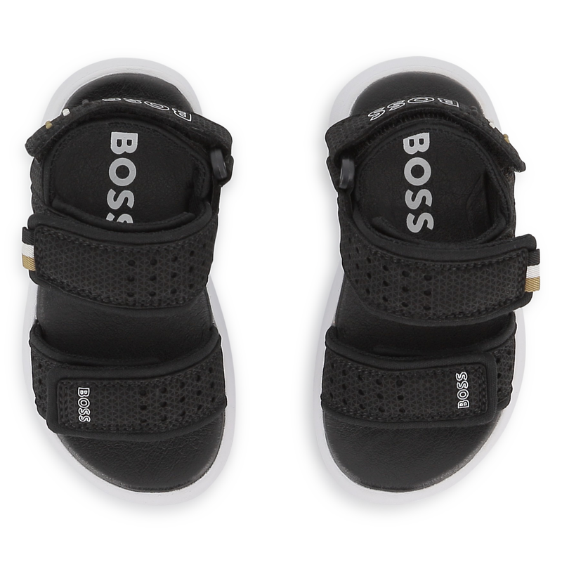 SANDALES EN SIMILI BOSS 
                        GARCON