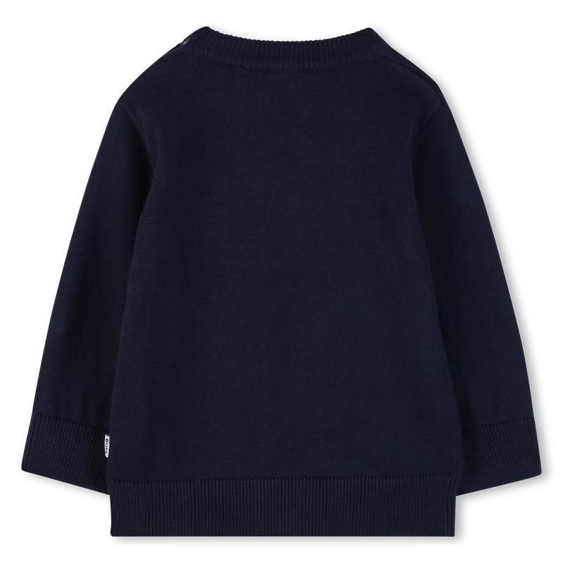 PULL EN MAILLE BOSS 
                        GARCON