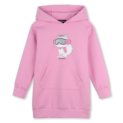 Robe &agrave; capuche KARL LAGERFELD KIDS FILLE