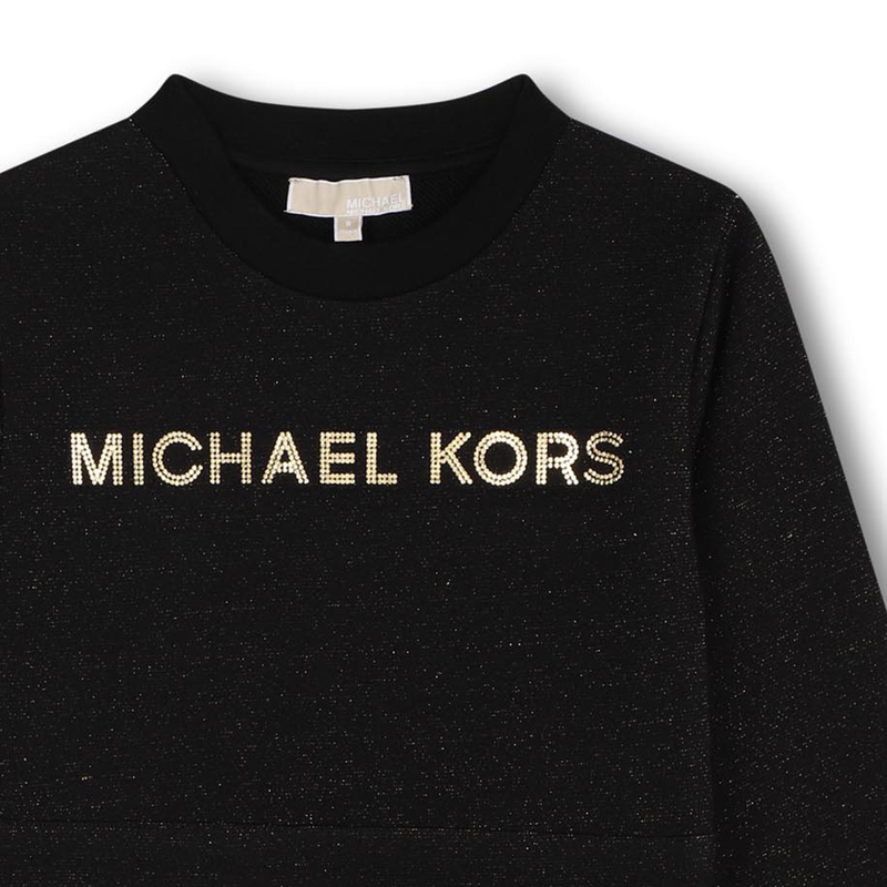 Robe molletonnée pailletée MICHAEL KORS 
                    FILLE