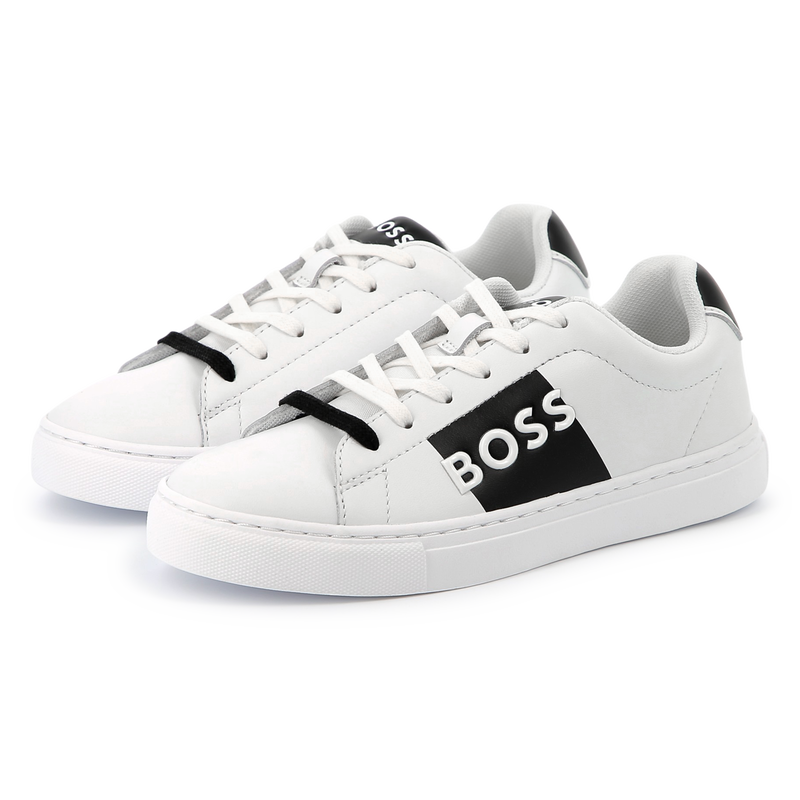 Baskets lacées en cuir BOSS 
                    GARCON
