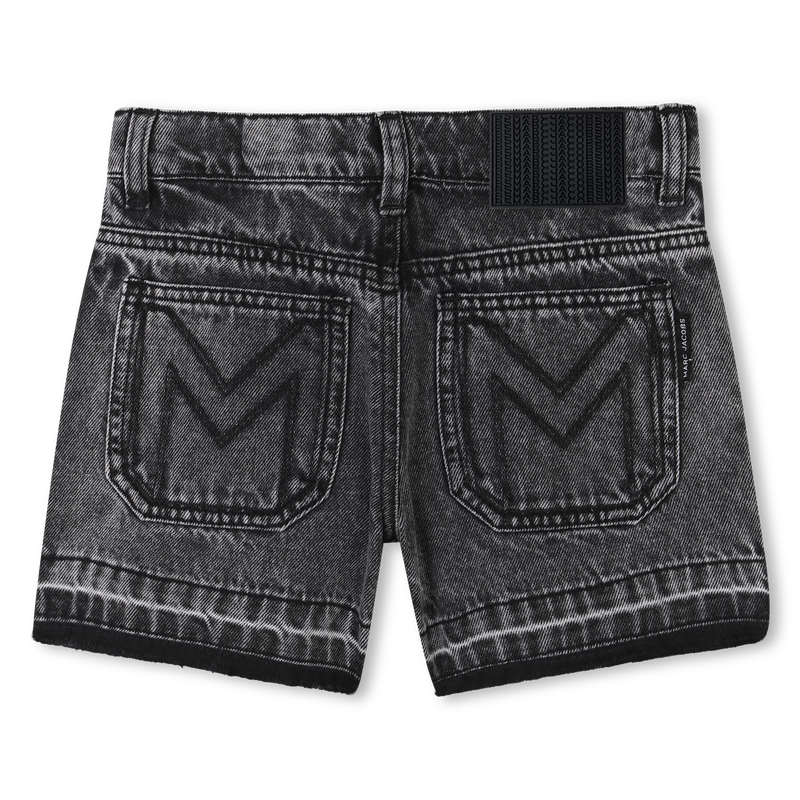 Short en jean avec strass THE MARC JACOBS 
                    FILLE
