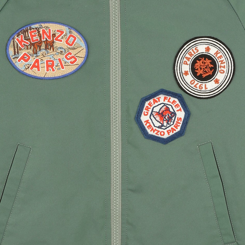 Blouson zippé à manches raglan KENZO KIDS 
                    UNISEXE