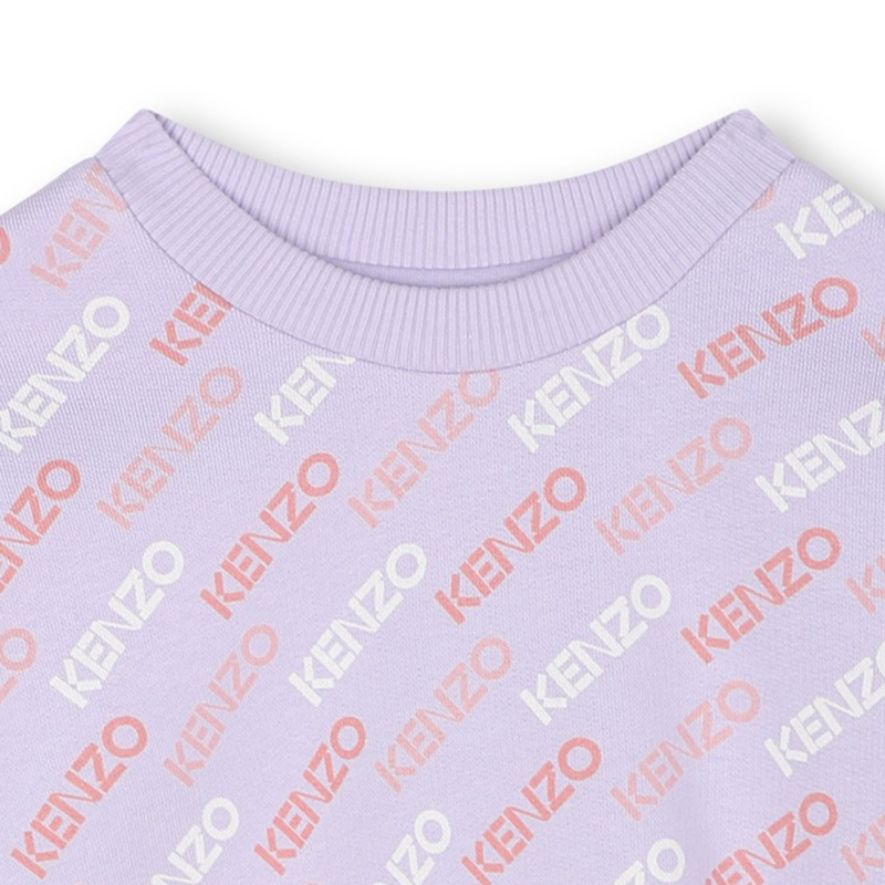 Sweat molletonné en coton KENZO KIDS 
                    FILLE