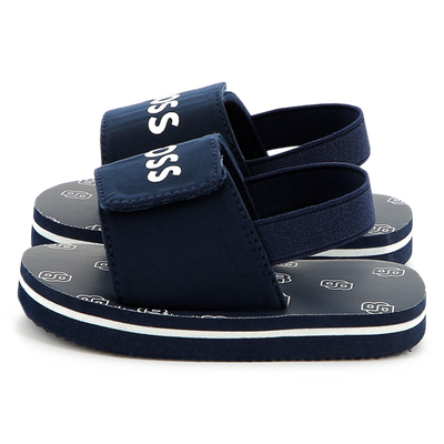 Claquettes avec fermeture par bandes auto aggripan BOSS GARCON