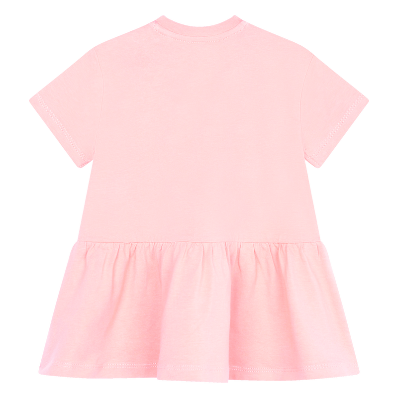 Robe manches courtes en coton KENZO KIDS 
                    FILLE