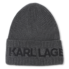 Ensemble bonnet + tour de cou tricot KARL LAGERFELD KIDS 
                    GARCON