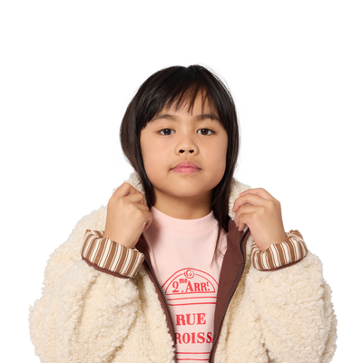 Tee-shirt manches longues KIDS AROUND FILLE