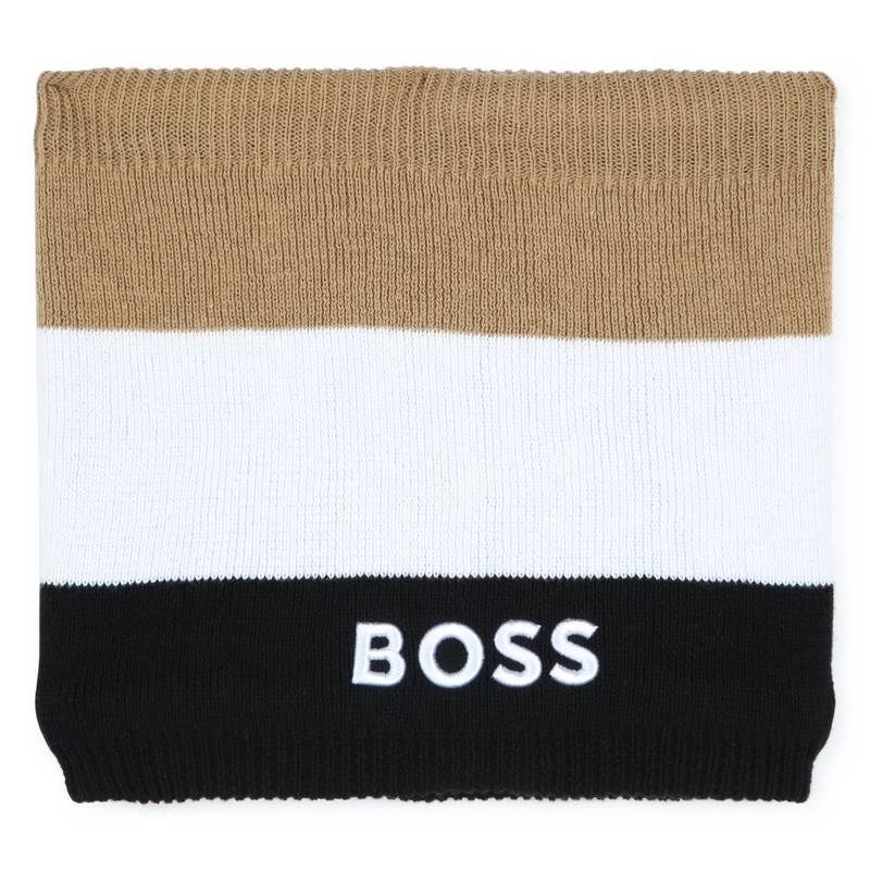 Tour de cou tricot doublé BOSS 
                    GARCON