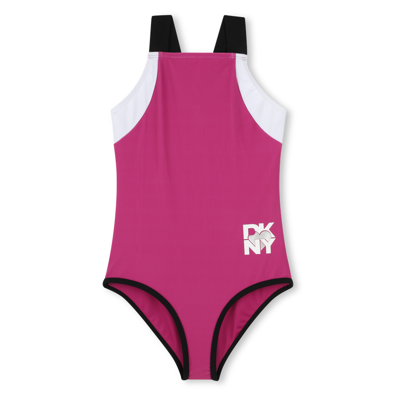 Maillot 1 pièce tricolore DKNY 
                    FILLE