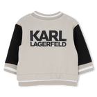 Ensemble cardigan et pantalon en double jersey KARL LAGERFELD KIDS 
                    GARCON