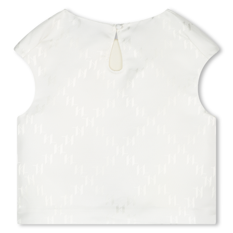 Top de cérémonie imprimé KARL LAGERFELD KIDS 
                    FILLE